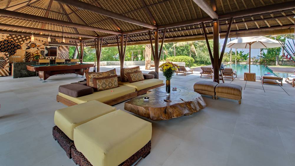 Samadhana - Entertainment pavilion living area